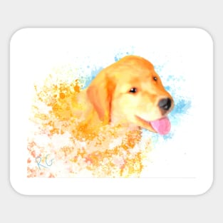 Happy Puppy Sticker